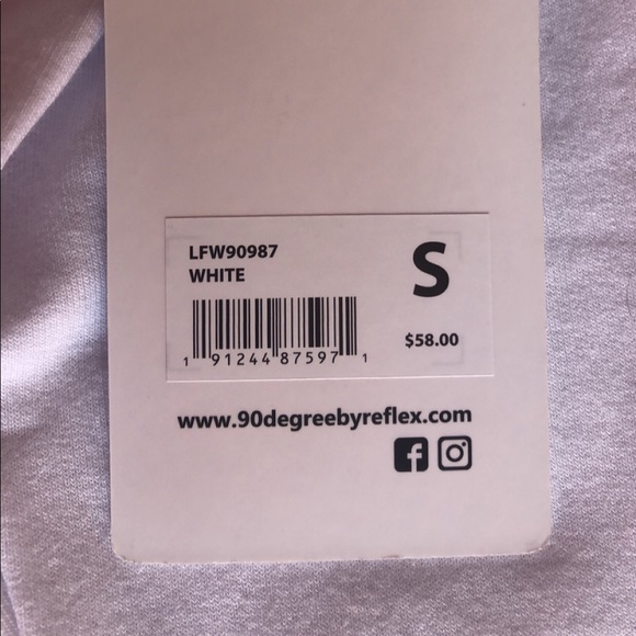 NWT white long sleeve comfy tee shirt - Picture 2 of 2